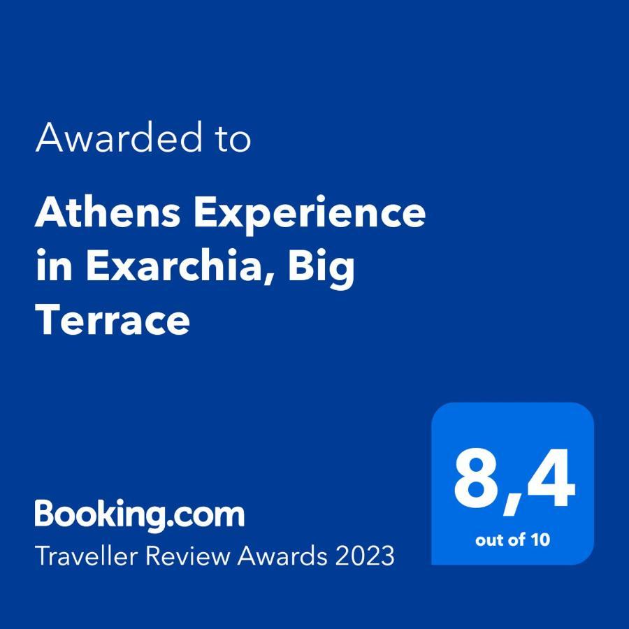 Athens Experience In Exarchia, Big Terrace Apartment Exterior foto
